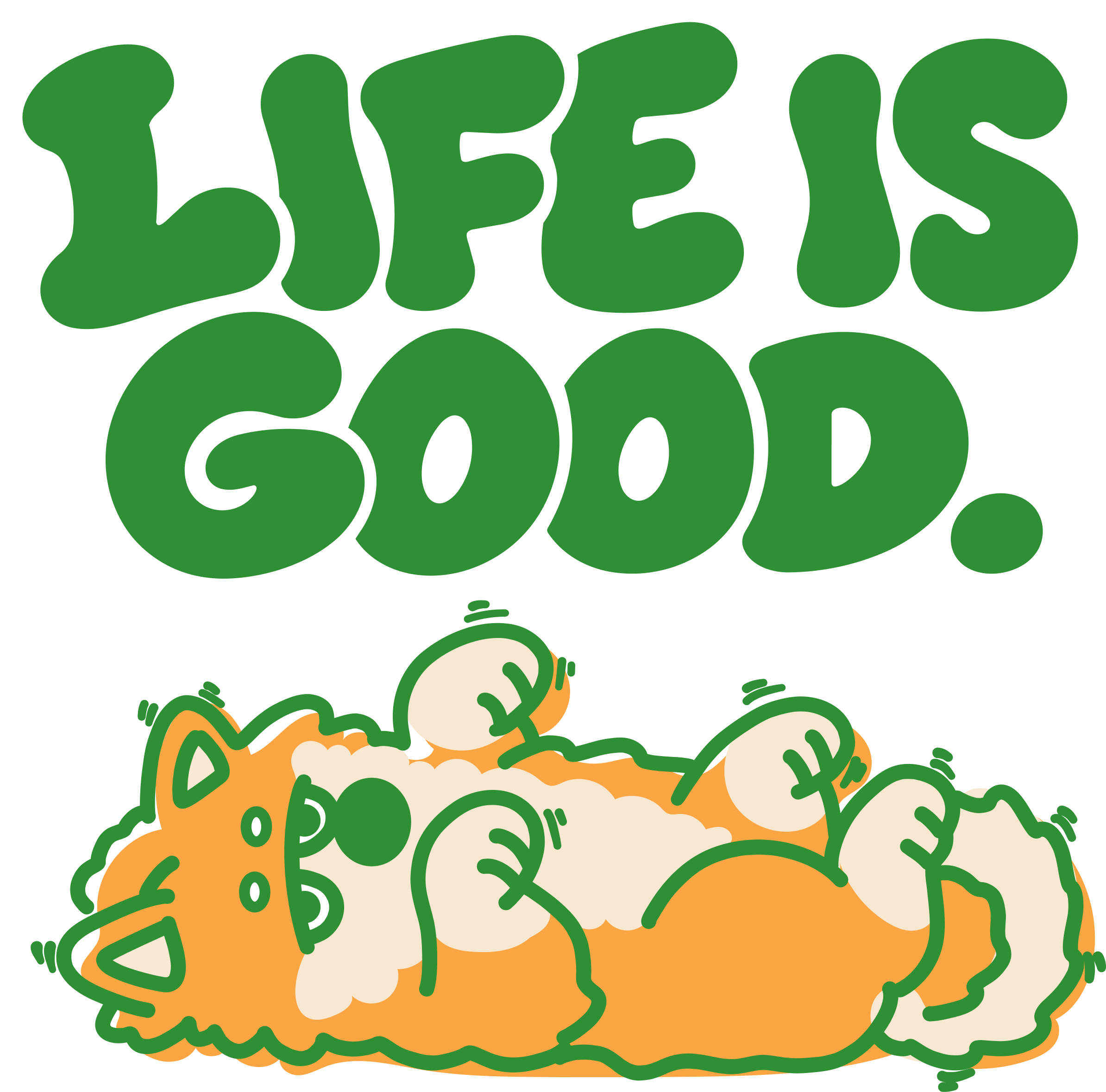 nosey — LIFE IS GOOD.